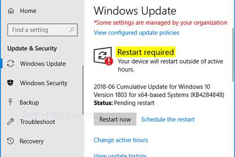 Solve The Problem Of Windows Updating On Every Reboot