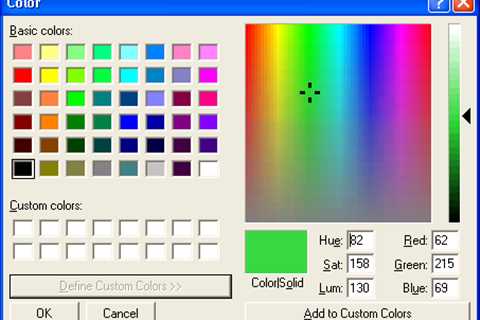 FIX: Win32 Color Dialog