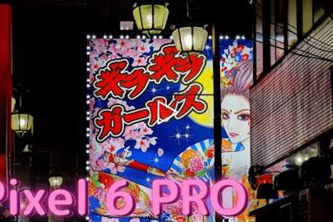 Pixel 6 Pro Night Video Test 4k60fps - Shinjuku, Tokyo
