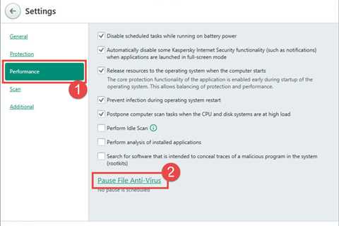 Troubleshooting Kaspersky Anti-Virus Settings