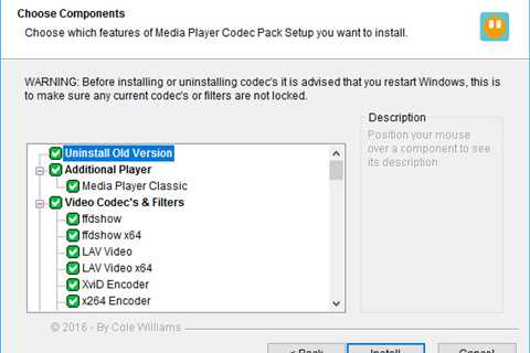 I Have A Problem With The DVD Codec For Windows Media Player 11.