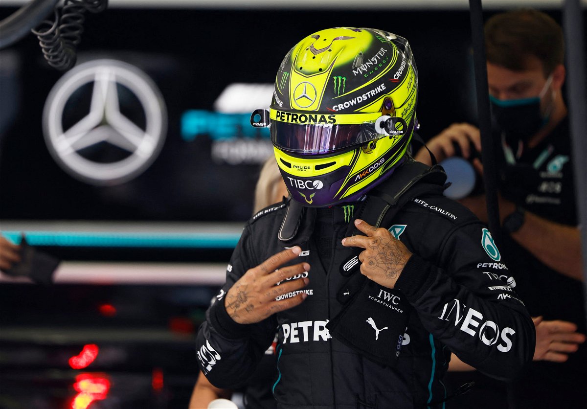 Lewis Hamilton Explains the Unique Yellow Inserts on His Mercedes F1 Car