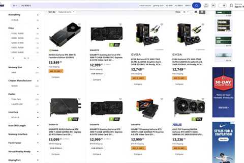 Prices for Nvidia’s RTX 3090 Ti GPU are out of control