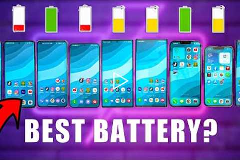 iPhone 13 Pro Max vs Galaxy S22 Ultra vs Xiaomi 12 Pro vs OnePlus 10 Pro - BATTERY Drain Test!