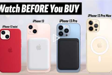 iPhone 13 Buyer's Guide - DON'T Make these 13 Mistakes!