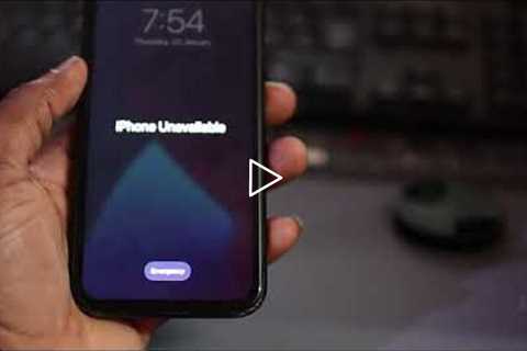 Iphone X XR XS 11 12 13 pro unavailable Fixed- Iphone unavailable