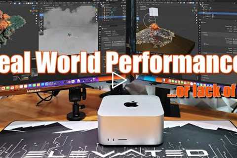 Blender 3.1 on the Cheapest Mac Studio. Blown Away?