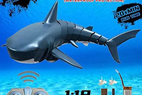 2020 Upgraded Remote Control RC Shark Simulation Shark Toy Kids Best Gift