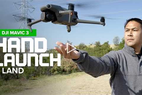 How to Hand Launch and Land the DJI MAVIC 3