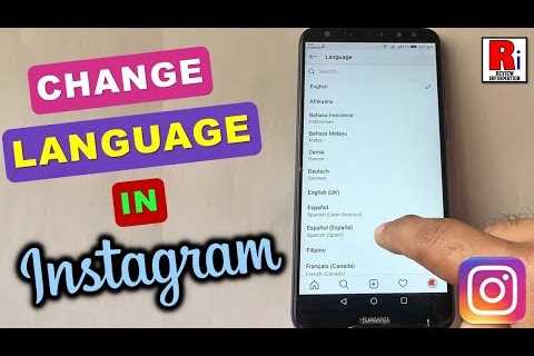 How to change the language of Instagram - HowtooDude