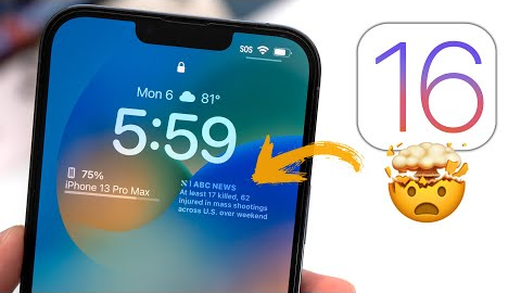 iOS 16 - Standout Features! Redesigned Lockscreen, Messages & More