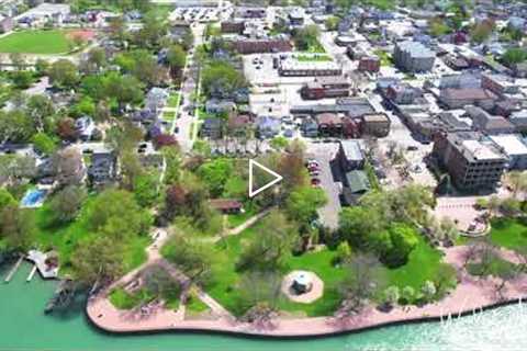 AMHERSTBURG ONTARIO FORT MALDEN  WATERFRONT by Windsor Aerial Drone Photography