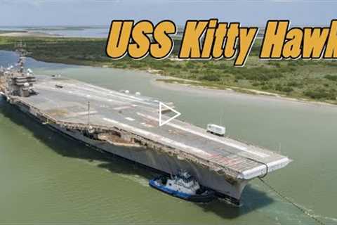 USS Kitty Hawk Drone Footage