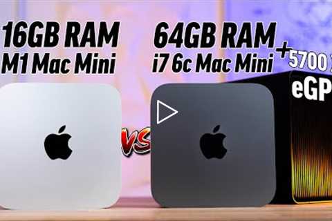 M1 Mac Mini vs Intel i7 Mac Mini + eGPU for Pro Apps!