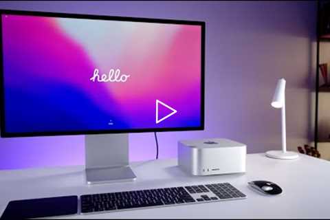 Mac Studio M1 Ultra And Studio Display Unboxing