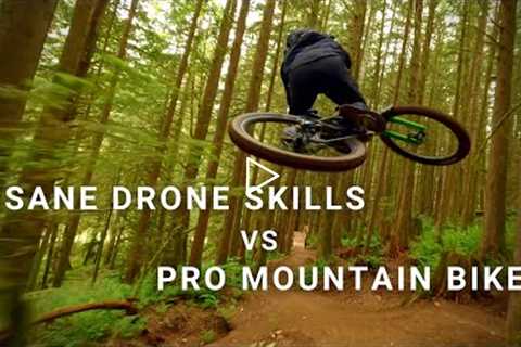 World's Best FPV Drone Shot VS Extreme Mountain Biking?!