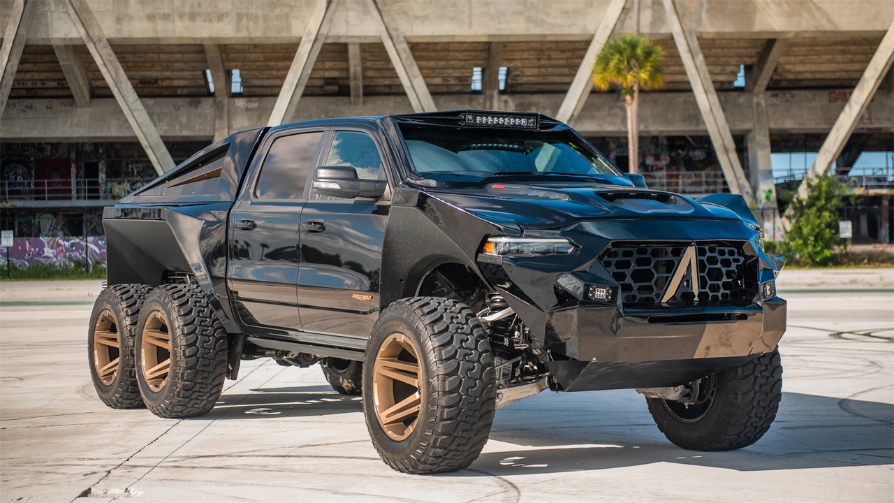 This 6x6 Ram 1500 TRX's Fender Flares Are Only the Beginning of Its Weird