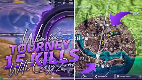 Win in Tourney (crazy zone) | Iphone 13 Pro Max | Pubg Mobile
