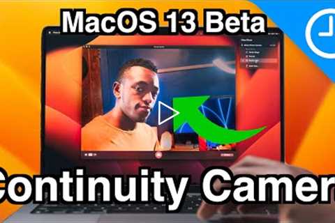 MacOS Ventura: Continuity Camera - Use your iPhone as a Webcam!