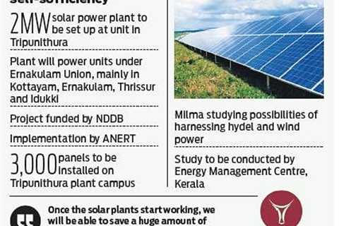 Now, Milma to milk solar power to run plants- The New Indian Express