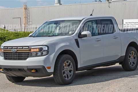 Ford Maverick Tremor Spied Completely Uncovered