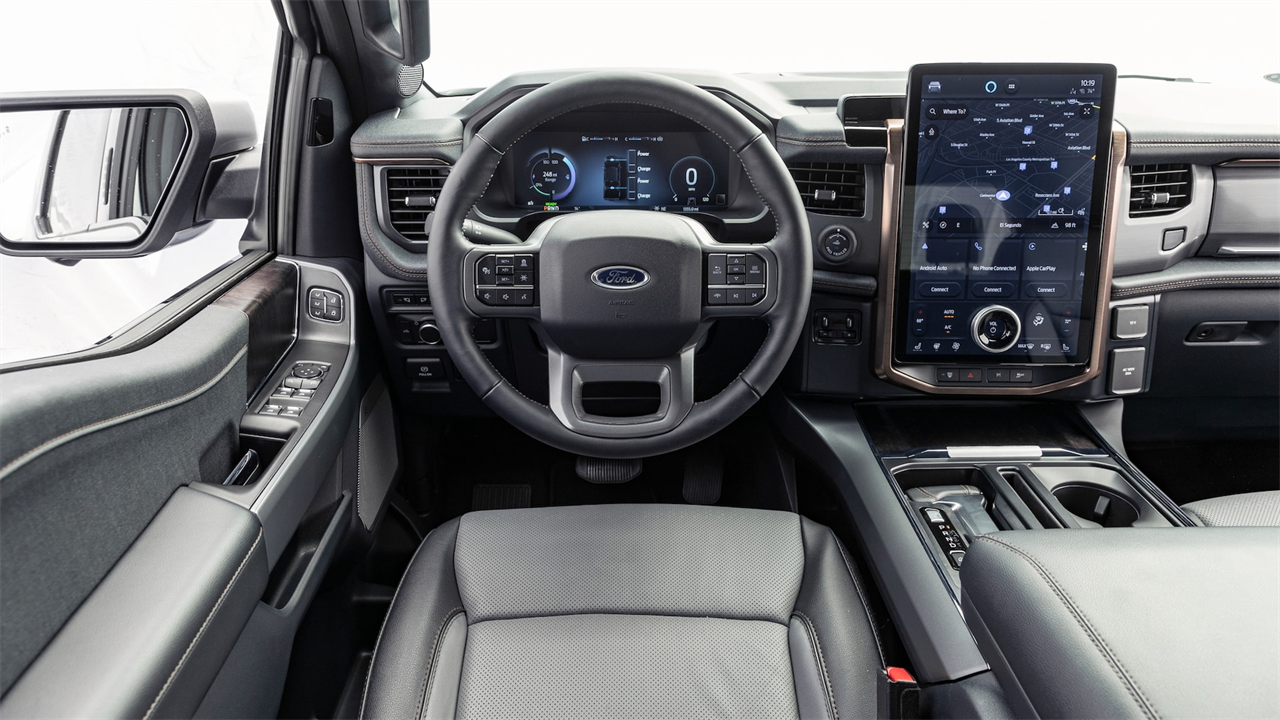 2022 Ford F-150 Lightning Interior Review: Fancy and Functional