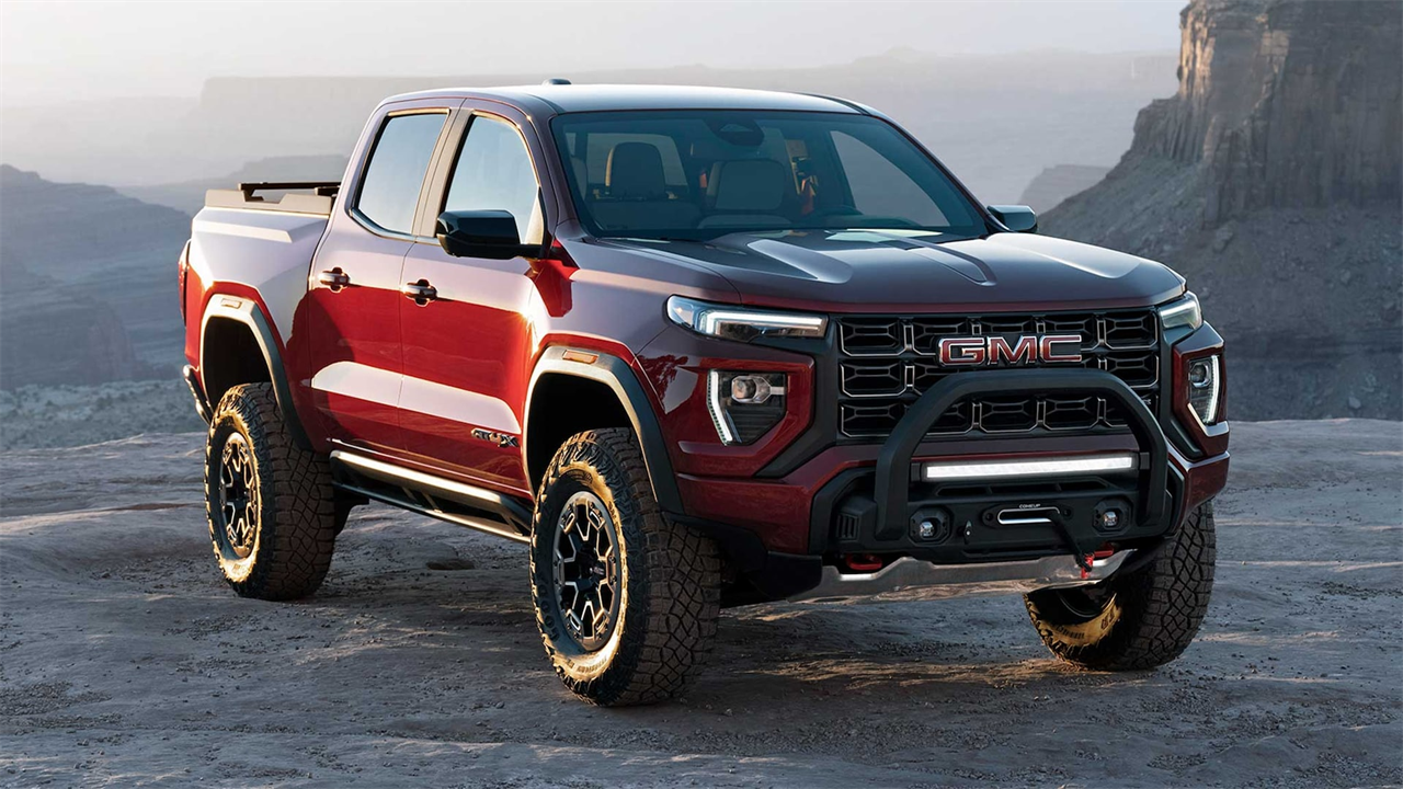 All-New 2023 GMC Canyon Goes All-Out With Powerful Engine, Wide Stance, Wild AT4X