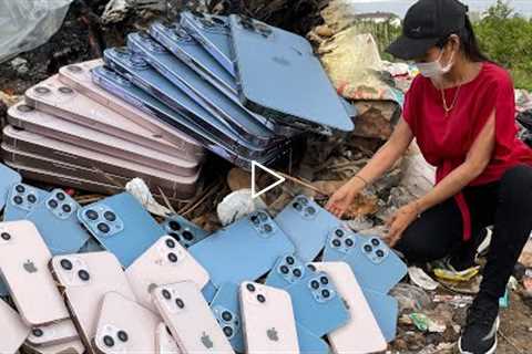 It's a lot of iPhone 13 & iPhone 13 Pro Max in the Landfill near the city