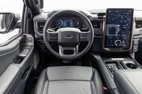 2022 Ford F-150 Lightning Interior Review: Fancy and Functional