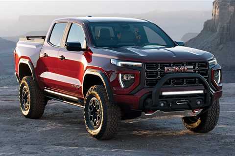 All-New 2023 GMC Canyon Goes All-Out With Powerful Engine, Wide Stance, Wild AT4X