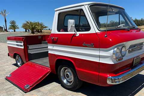 Rare 1963 Corvair 95 Rampside Pickup Is the Ultimate Hauler for ’60s-Era Bikers and Surfers