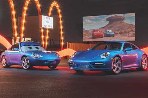 Porsche 911 Based on Sally From Pixar's Cars Built for Charity