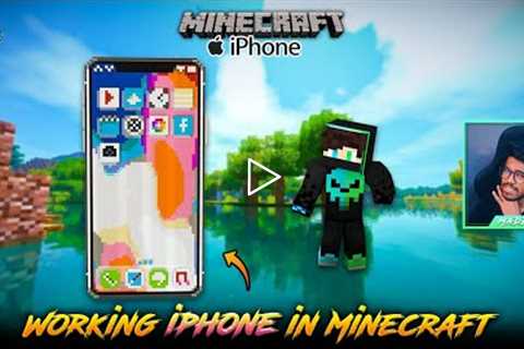 WORKING iPHONE X IN MINECRAFT 😱 | Minecraft in Telugu | Maddy Telugu Gamer