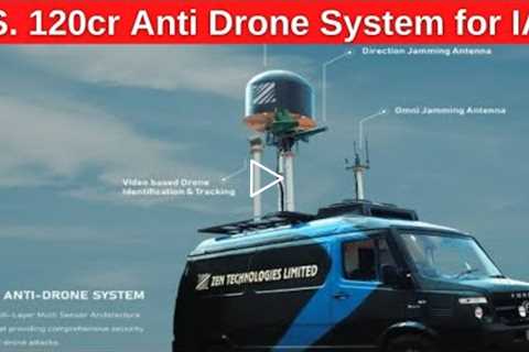 Zen Technology Counter Drone system selected by IAF | 120 Cr
