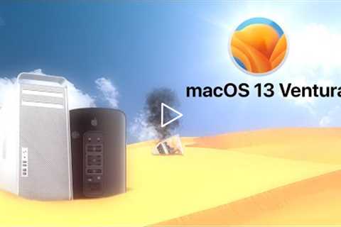 Update on macOS 13 Ventura on unsupported Mac Pros (3,1-5,1 & 2013)