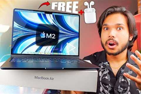 Apple Macbook Air M2 Unboxing (Blue Color) 99K Only !