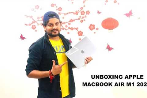 UNBOXING APPLE MACBOOK AIR M1BASE MODEL IN 2022