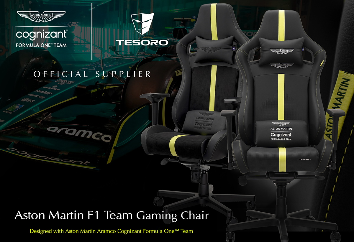 Tesoro Aston Martin F1 Team Gaming Chairs Zoom Into Malaysia: Price Starts At RM1,489