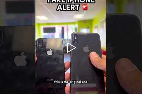 ⚠️FAKE IPHONE ALERT⚠️DON’T BE FOOLED AGAIN,MUST WATCH ! #shorts #apple #iphone13 #ios #iphone #fake