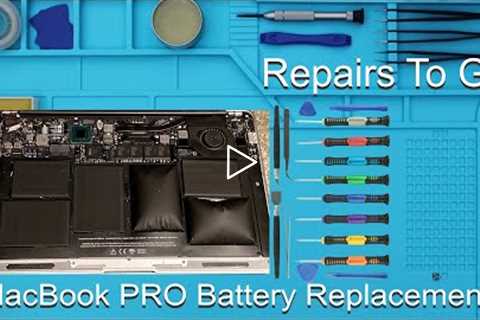 Macbook Pro Retina 13 Swollen Battery Removal A1502 A1582