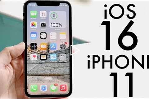 iOS 16 OFFICIAL On iPhone 11! (Review)