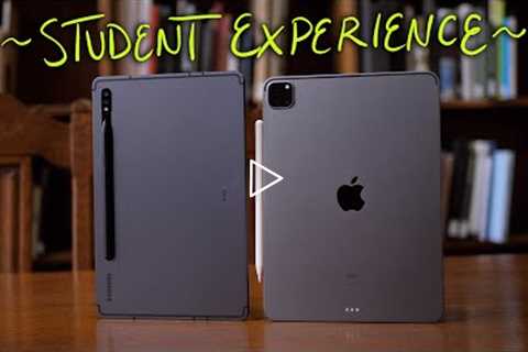 iPad Pro vs Galaxy Tab S8 - Student Review!