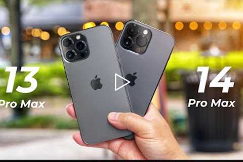 iPhone 14 Pro Max vs iPhone 13 Pro Max Unboxing and Camera Test: 48MP!