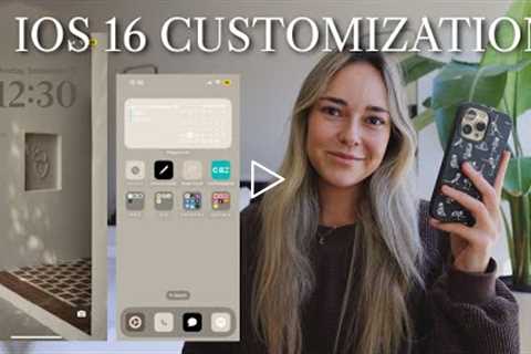 IOS 16 Customization + App updates | FALL THEMED whats on my iphone