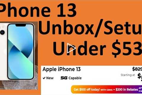 iPhone 13 Unboxing & Setup/Under $530