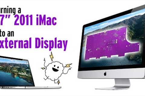 Turning a 27 2011 iMac into an external QHD Display with a Juicy Crumb Dock Lite