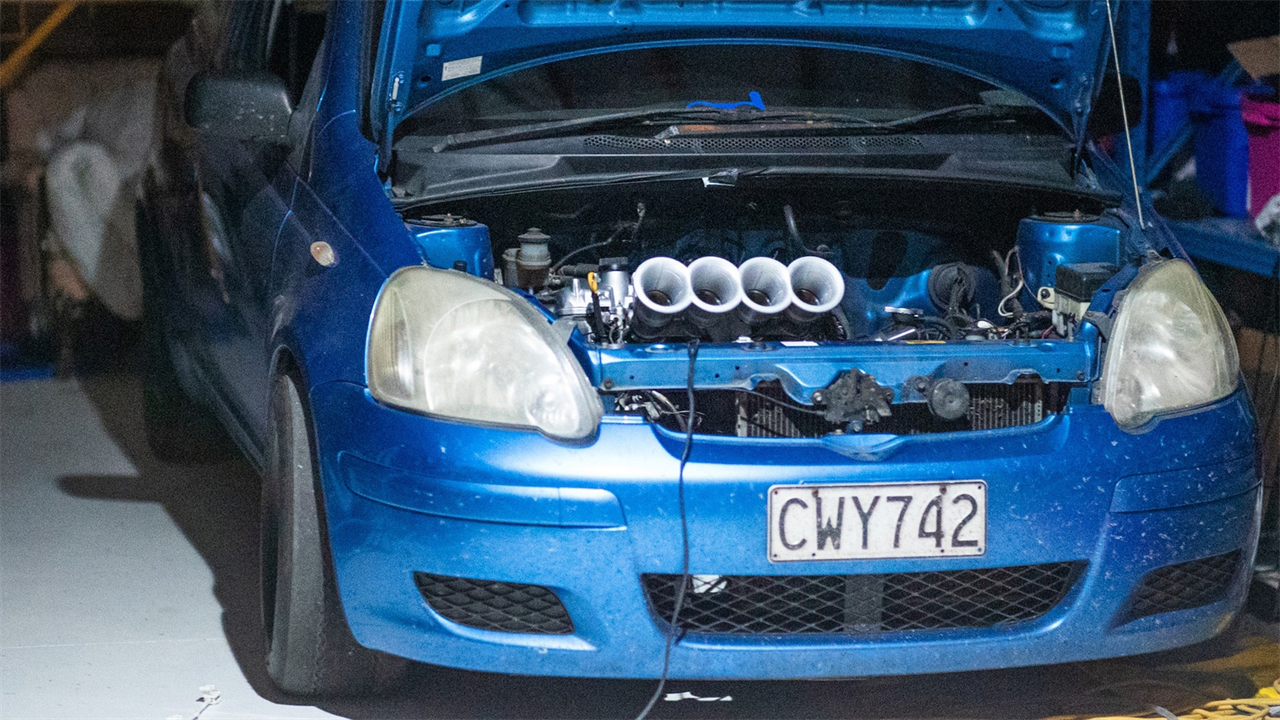Toyota Echo + Prius Engine = Awesome Sounding Track Monster?