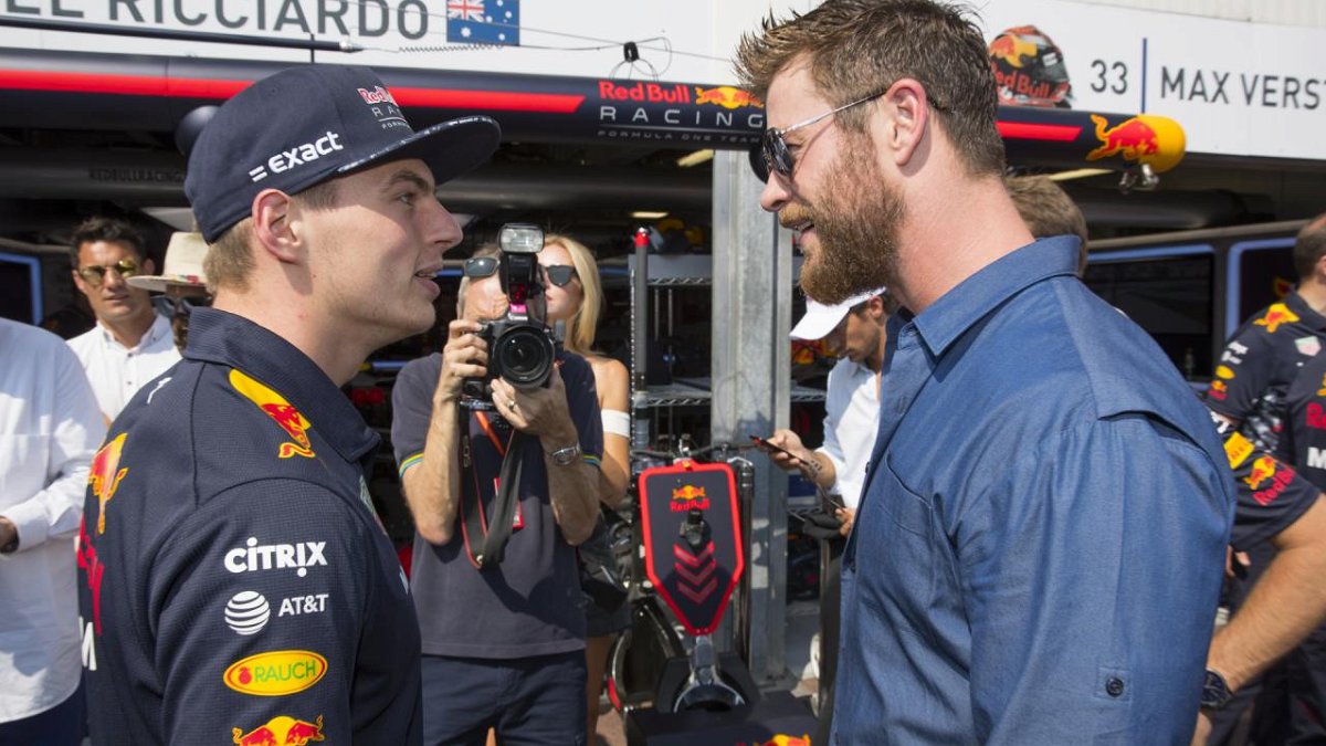 When Red Bull Star Max Verstappen Engaged in Banter With $130 Million Actor Chris Hemsworth & His “Twin Brother”