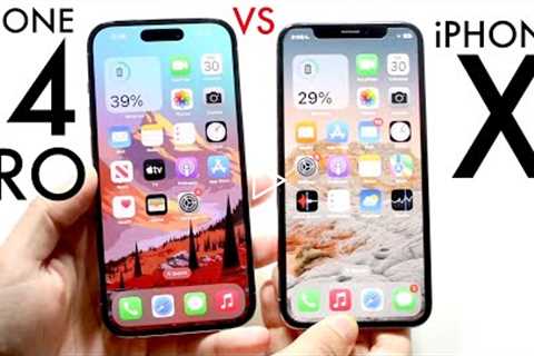 iPhone 14 Pro Vs iPhone X! (Comparison) (Review)