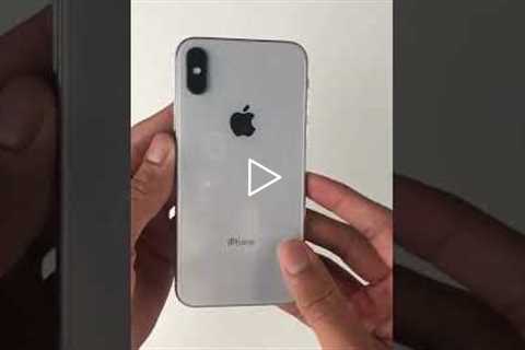 (Refurbished) IPHONE X QUICK UNBOXING